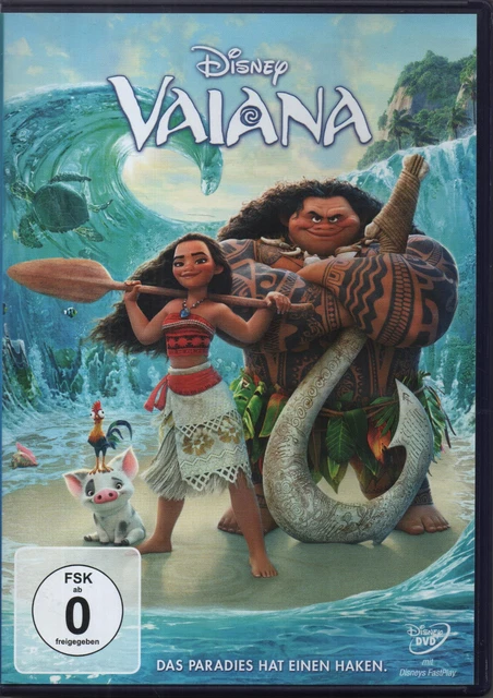 VAIANA WALT DISNEY Animationsfilm Dwayne Johnson Nicole Scherzinger DVD ...