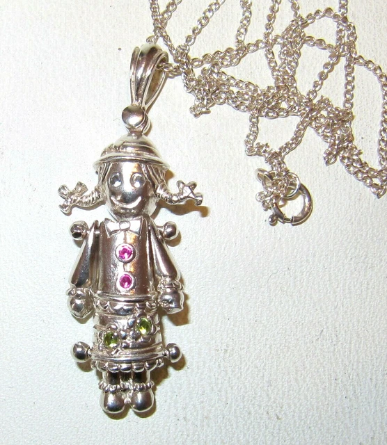 Silver discount ragdoll pendant
