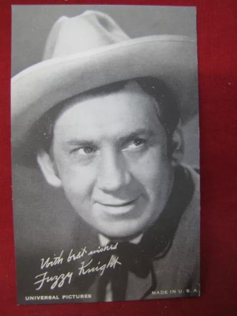 1940s Penny Arcade Card Fuzzy Knight Western Cowboy  #4