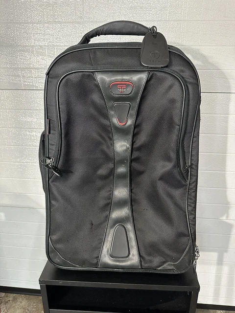 TUMI T-Tech 25" Traveler Luggage Upright Rolling Suitcase 5522D Black