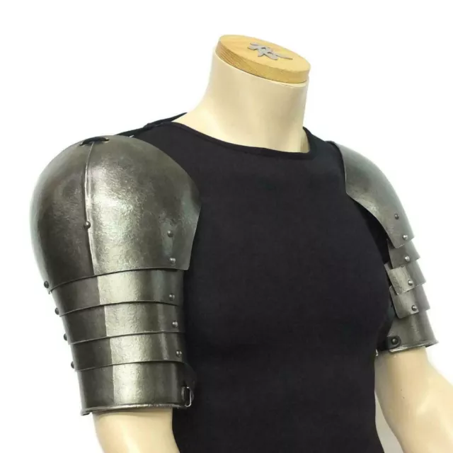 Medieval Knight Armor Shoulder Historical Steel Pauldrons  Cosplay Costume