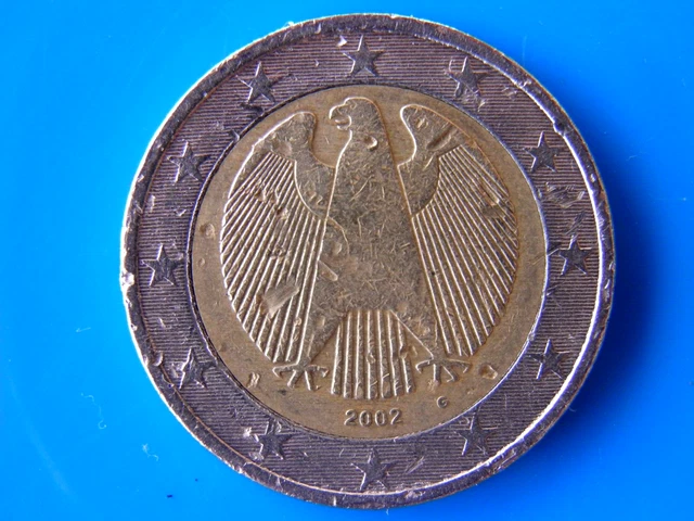 PIÈCE DE 2 euros 2002 Allemagne Aigle Fédéral avec la lettre G .très