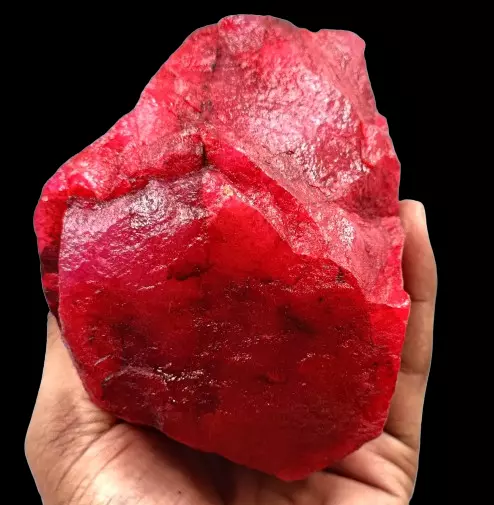 Pigeon Blood Red Ruby RAW Rough 4000 Ct EGL Certified African Loose Gemstone MNB