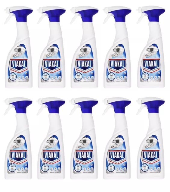 10PZ VIAKAL ANTICALCARE Spray anti calcare sgrassatore detergente 500ml  NUOVO EUR 30,00 - PicClick IT