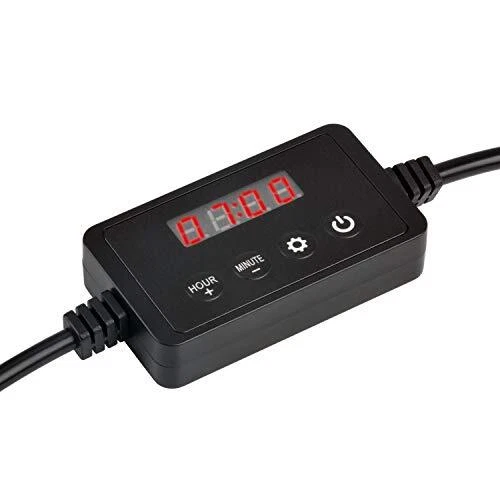 NICREW Minuterie pour Aquarium Minuterie numérique pour Aquarium Rampe LED Mi...