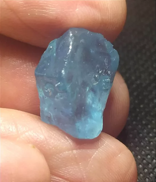 Aigue-Marine bleu océan. qualité gemme A+++, 15 carats 17x13x8mm. Brésil