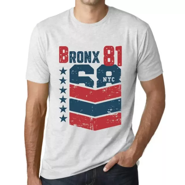 Camiseta para Hombre Bronx 81 Regalo Diseño Gráfico 81 Años Cumpleaños
