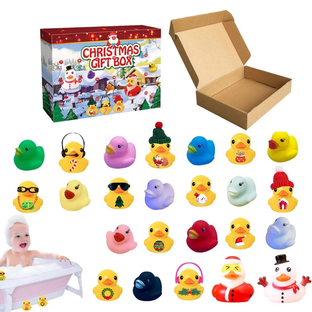KIDS ADVENT CALENDAR 2023 Christmas Advent Calendar with 24 Rubber