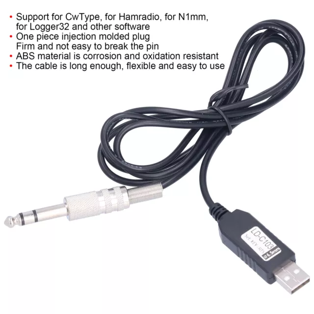 Radio Cable USB Interface Radio Code Transmission Equipment Connection Line For