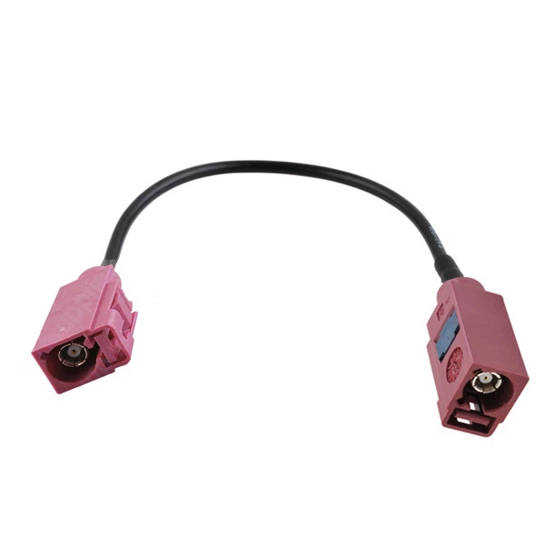Elecbee Cavo Prolunga Fakra K Maschio-Maschio 50 Cm RG174 - Per Auto, Antenna GPS, Navigazione, Connettore Auto 3 GHz