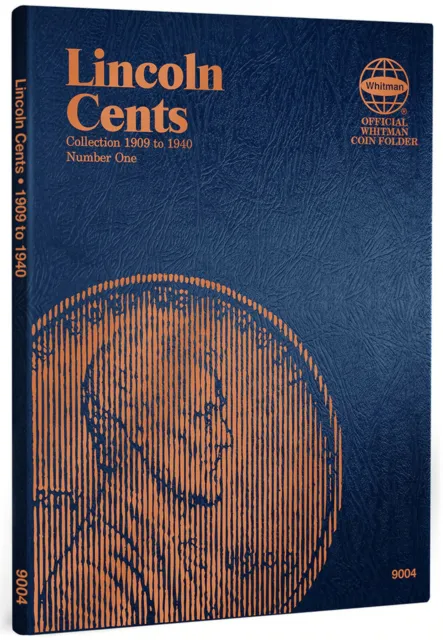 Whitman Coin Folder 9004 Lincoln Cent #1 1909-1940  Album / Book  Penny