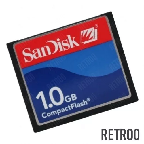 SanDisk Compact Flash 1GB CF Type-I Memory Card for Digital Camera  Retroo