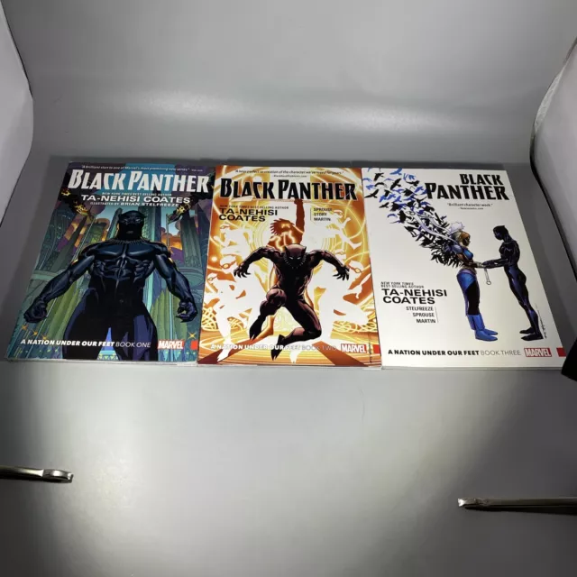 Black Panther A Nation Under Our Feet Book Vol 1 2 3 TPB Trade Paperback Lot Set