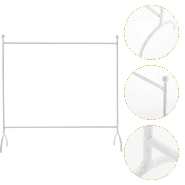 Metal Mini Clothes Rack Accessories Miniature Furniture Storage Baby