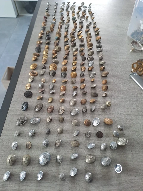 Lot 251 Boutons Ancien Militaires, Gendarmes  ,blasons...