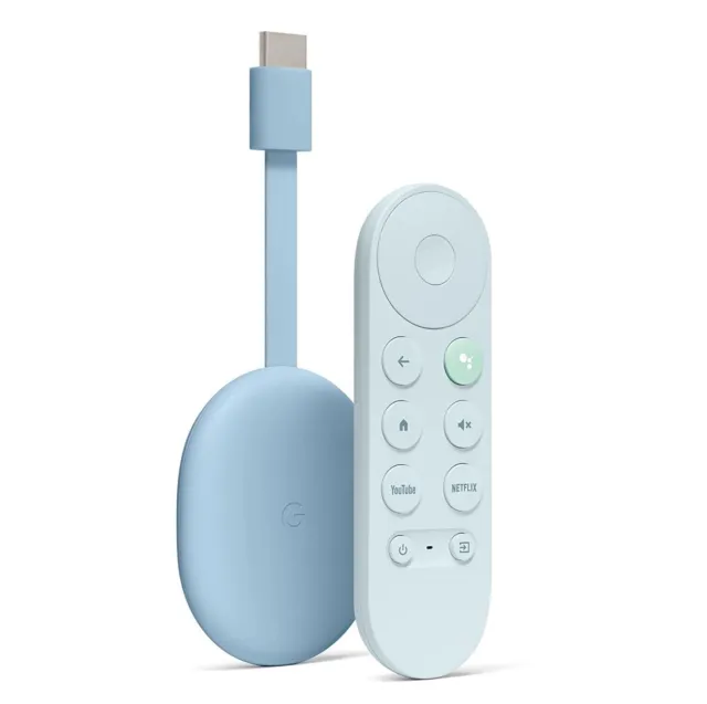 Chromecast Google TV 4K HDR avec Télécommande Et Recherche Vocal Netflix Youtube