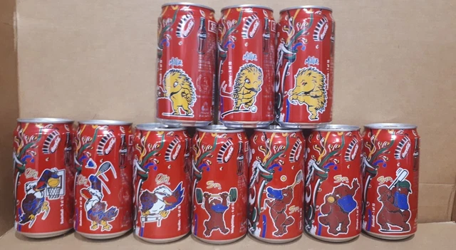 COCA COLA CANS Aussie Sydney Olympic Games Set Of 10 Coke