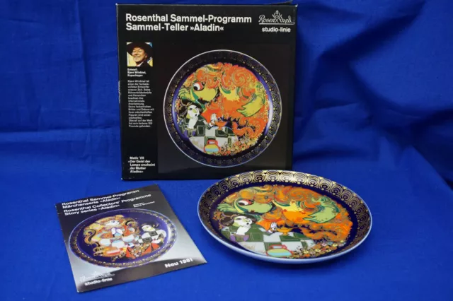 Rosenthal Sammel-Teller Aladin Plate MOTIV VII  Collector's Plate, NIB (S8)