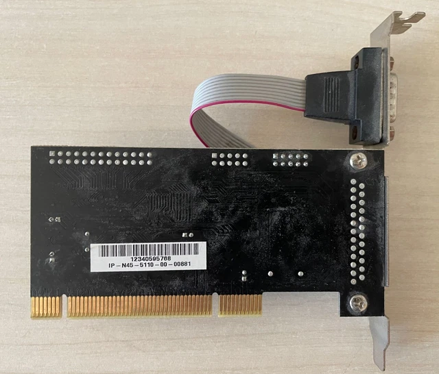 Carte Série PCI Express à 8 Ports Avec UART 16550 Adaptateur Serie Pcie Profil Bas Rs 232 X 8 Jaune Conformite Taa