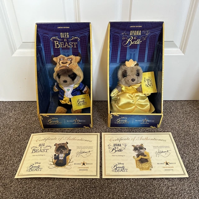 Beauty And The Beast Oleg Ayana Meerkat Boxed With Certificates Soft Toys Plush