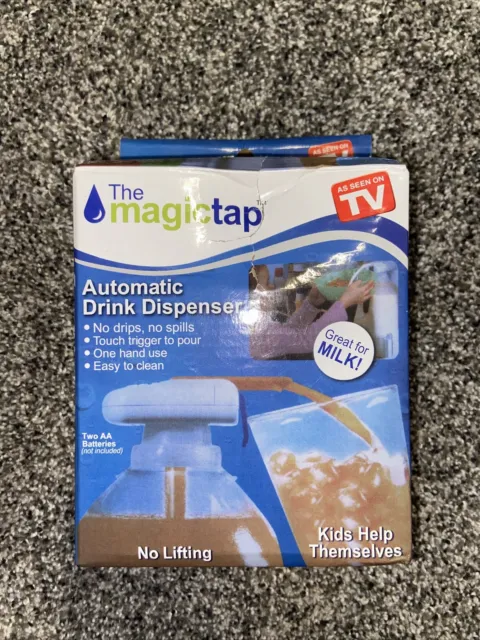 The Magic Tap-Automatic Drink Dispenser-Great For Kids, No Drips Or Spills- NIB