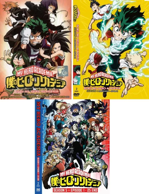 BOKU NO HERO ACADEMIA SEA 1-4 Vol.1-88 End + MOVIE + 3 OVA ANIME DVD *ENG  DUB*