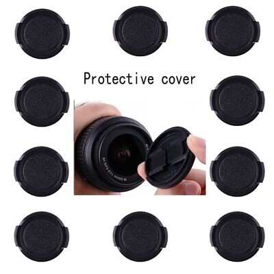 10x 67mm Plástico Snap on Frontal Tapa Protectora para Lentes de Cámara SLR DSLR