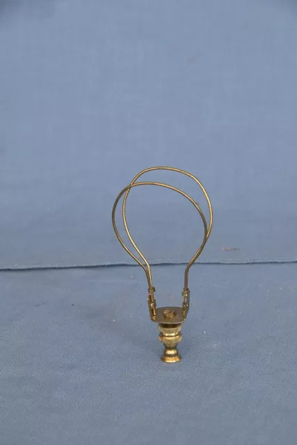 Brass Bulb Clip Harp for Boudoir Electric Lamp