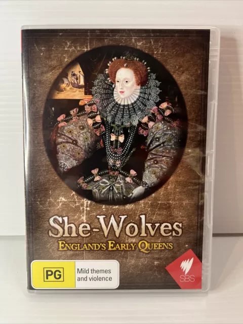 She-Wolves Englands Early Queens DVD Movie Film Documentary TV Free Post R4 PAL