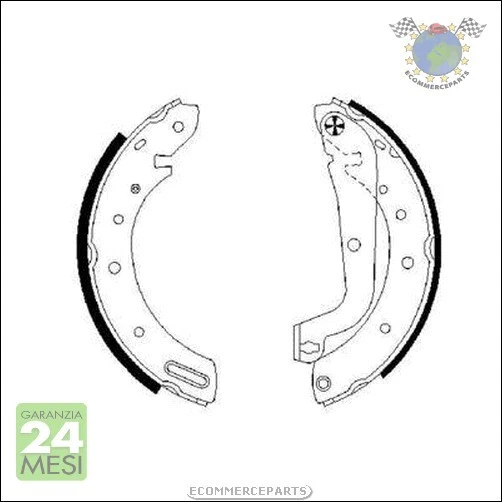 Kit Ganasce Freno Bosch per FORD MAVERICK NISSAN TERRANO P
