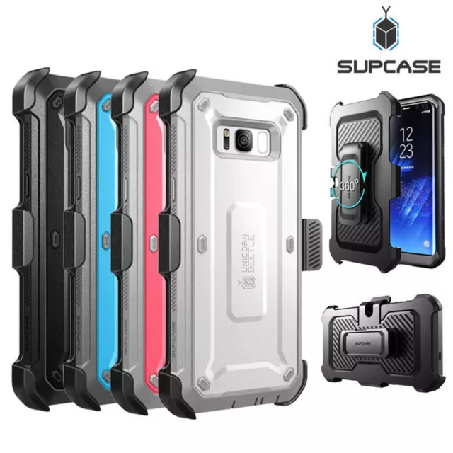 For Samsung Galaxy S8 / S8+ / S8 Active, Genuine SUPCASE Full-Body Case Cover US