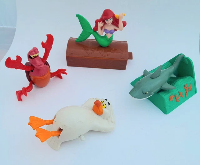 Mc Donald's Happy Meal 1998 Walt Disney La Sirenetta Little Mermaid Set Completo