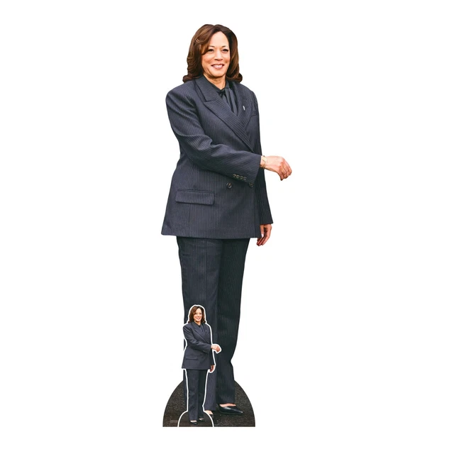 KAMALA HARRIS LIFE Size Cardboard Cutting Handshake with Free Mini ...