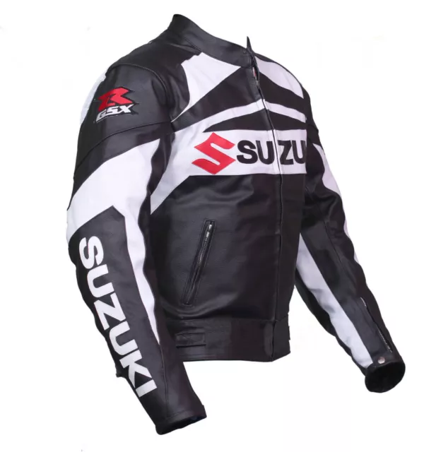 Suzuki GSXR Biker Lederjacke MOTOGP Motorrad Racing Lederjacken