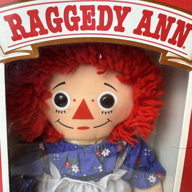 PLAYSKOOL 1989 Raggedy Ann Raggedy Andy 12” Dolls Set In Boxes 2