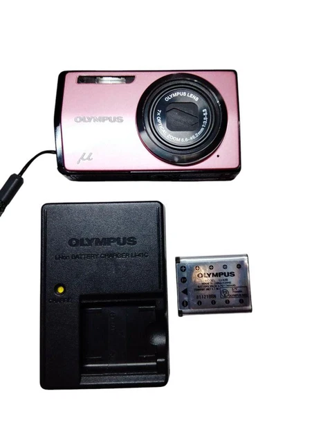 OLYMPUS Μ-7050 PINK Digital Camera with Genuine Charger