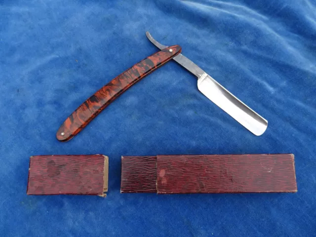 RARE TOP ! RASOIR COUPE-CHOUX Straight razor - SOLINGEN H BOKER & CO KING CUTTER 3