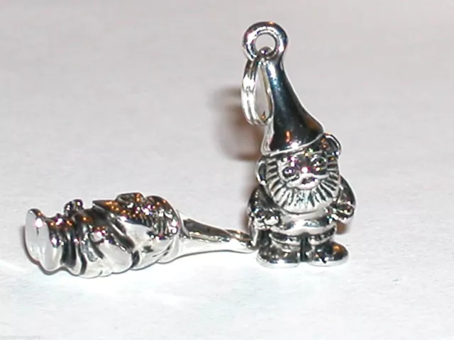 1pc Miniature tiny little Rare Gnome elf fairy dangle finding pendant charms NEW