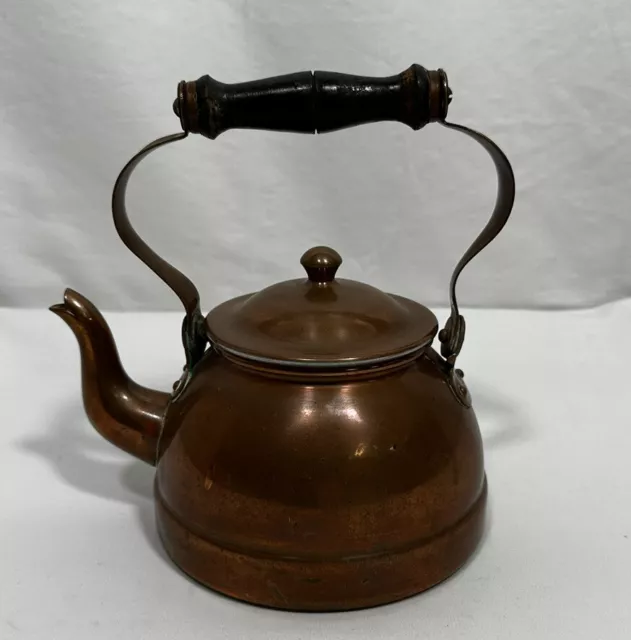 Douro B & M Vintage Copper Tea Pot Kettle Hand Crafted Made in Portugal Camping