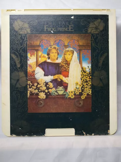 The Tale of the Frog Prince CED VideoDisc Vintage Movie Robin Williams Untested