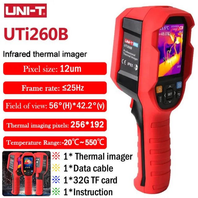 2023 UNI-T UTi260B Industrial Infrared Thermal Imager Temperature Imaging Camera