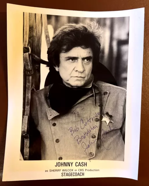 Johnny Cash Signed 8x10 Autographed Photo