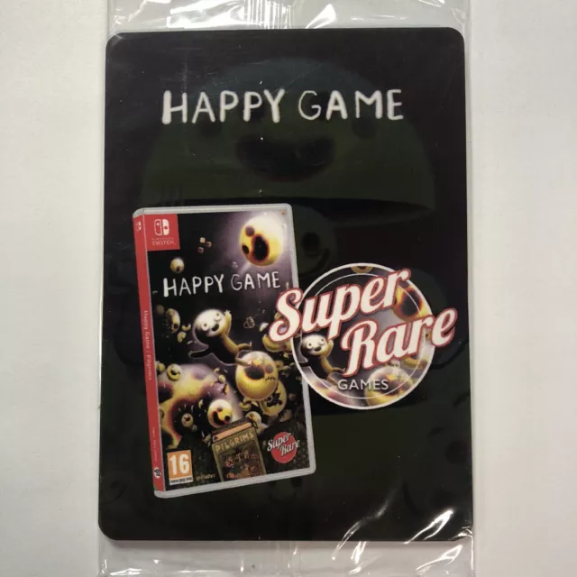 Happy Game Video Game Sealed 4 Trading Card Pack Super Rare Games SRG Exclusive