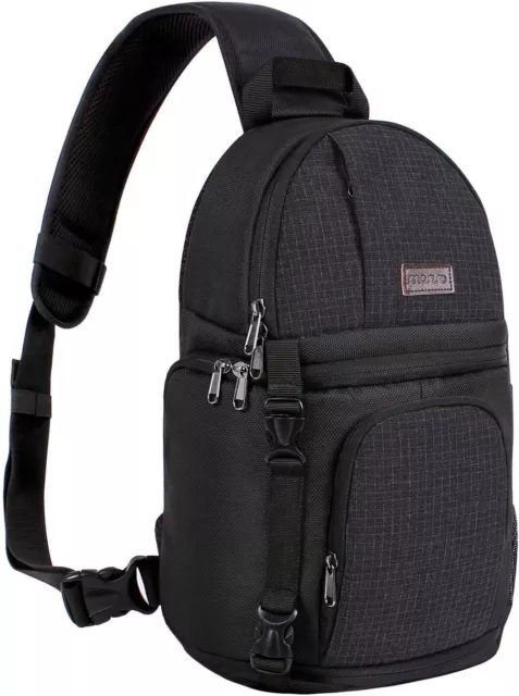Mosiso Fashion DSLR Camera Sling Bag Case Sling Backpack for Nikon Canon Sony
