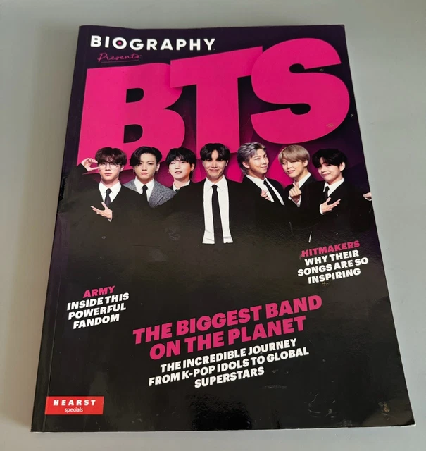 BTS BIOGRAPHY BIGGEST BAND ON PLANET k-pop RM suga J-HOPE jin JUNGKOOK ...