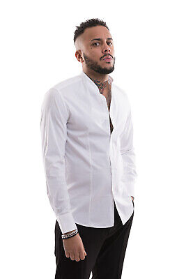 Camicie Uomo Cesare Paciotti Camicia Bianco cmp0139b-bianco 