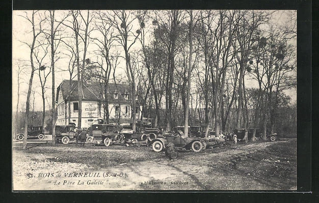 CPA Bois de Verneuil, Le Padre La Galette
