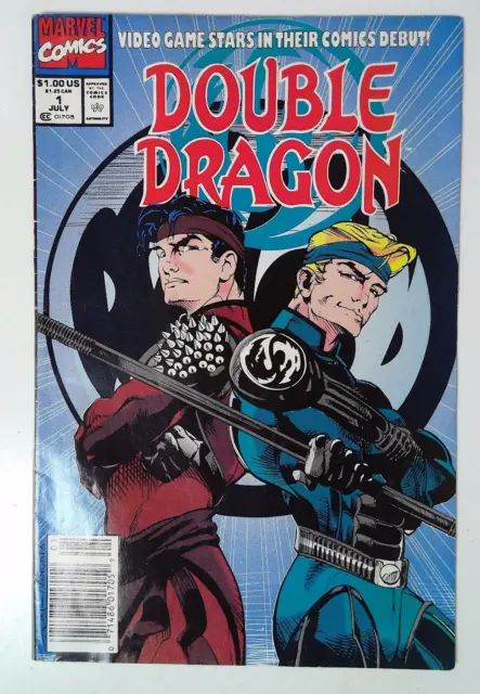 Double Dragon #1 Marvel Comics (1991) VF Newsstand 1st Print Comic Book