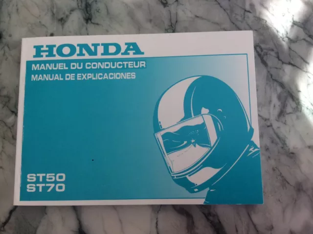 Honda ST50/70 manuel du conducteur french and spanich ( manual de explicaciones)