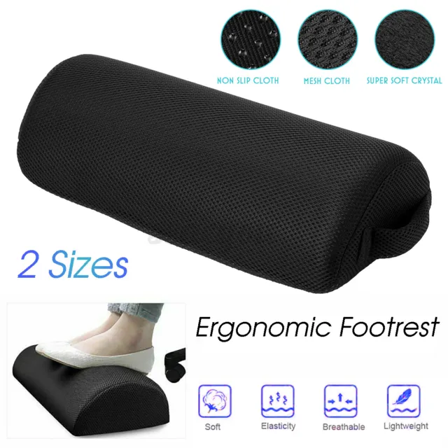 Ergonomic Memory Foam Foot Rest Pillow Non-Slip Cushion Under Office  USA US